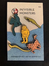 IN/VISIBLE Monster Pins